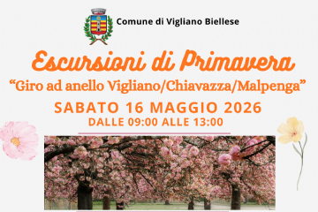 Passeggiate di Primavera: ultimo appuntamento SABATO 16 MAGGIO
