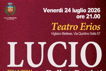 Concerto per due “Lucio”, Dalla e Battisti, all’Erios il 24 Luglio. Obiettivo: acquisto PET per l’Ospedale di Biella