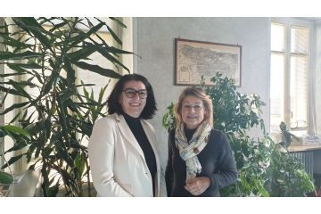 L'Assessore al Sociale, Elena Ottino, con il Sindaco Cristina Vazzoler