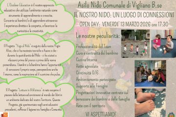 Venerdì 13 marzo, Open day all'asilo nido e riflessione sul tema della gestione delle emozioni