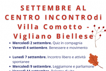 Settembre a Villa Comotto